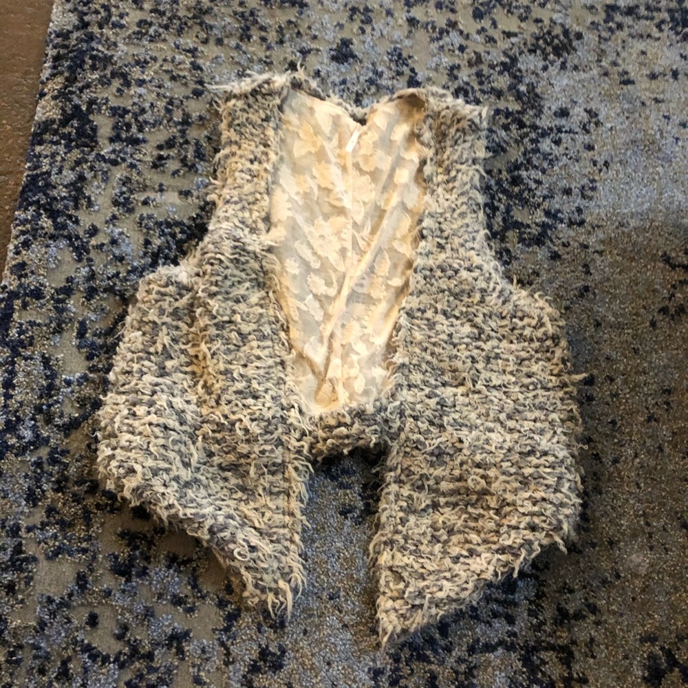 Free people shaggy vest